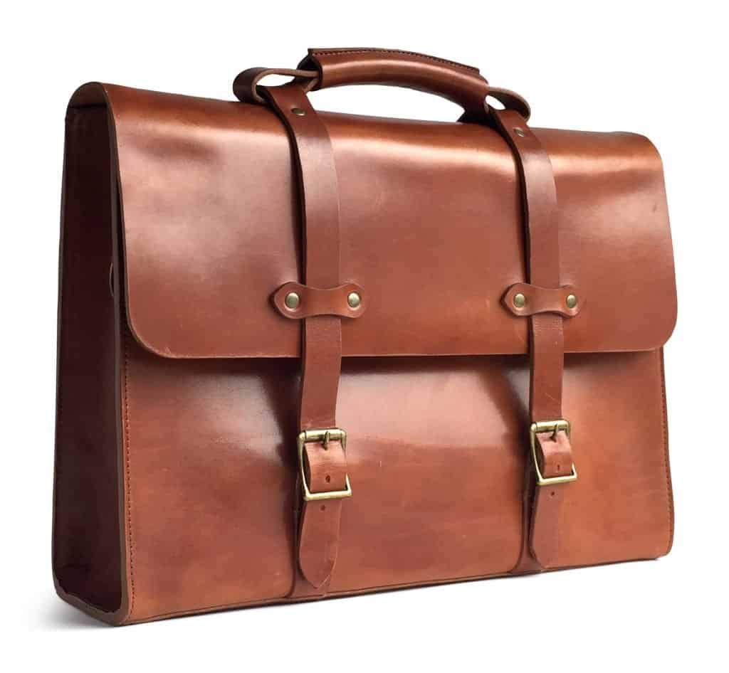 jackson wayne leather briefcase