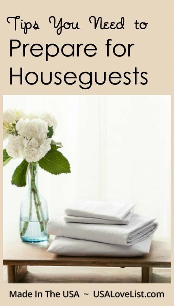 Preparing for Houseguests? 7 Tips That Will Help • USA Love List