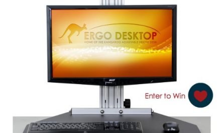 Enter to Win an Adjustable Height Desk by Ergo Desktop