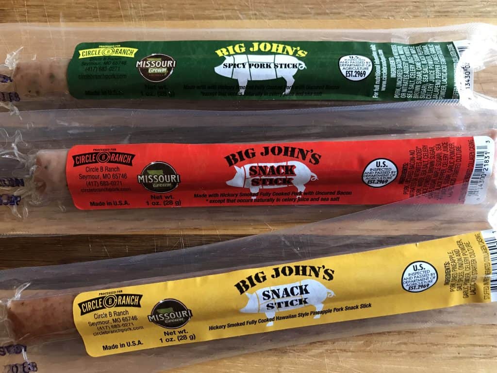 Whole30 Meat Snack Sticks from Circle B Ranch - Made in USA - Made in Missouri