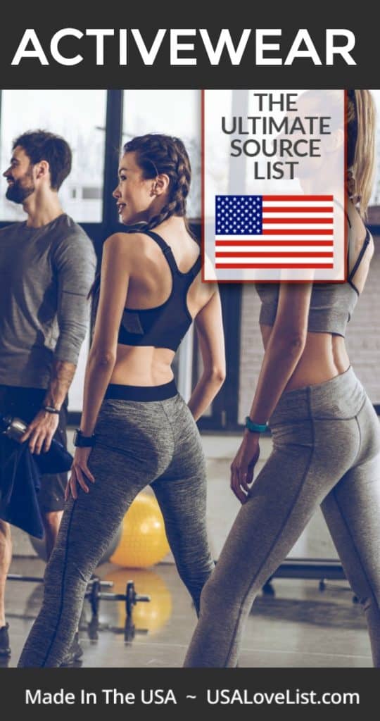 Made in USA Activewear: An Ultimate Source Guide • USA Love List