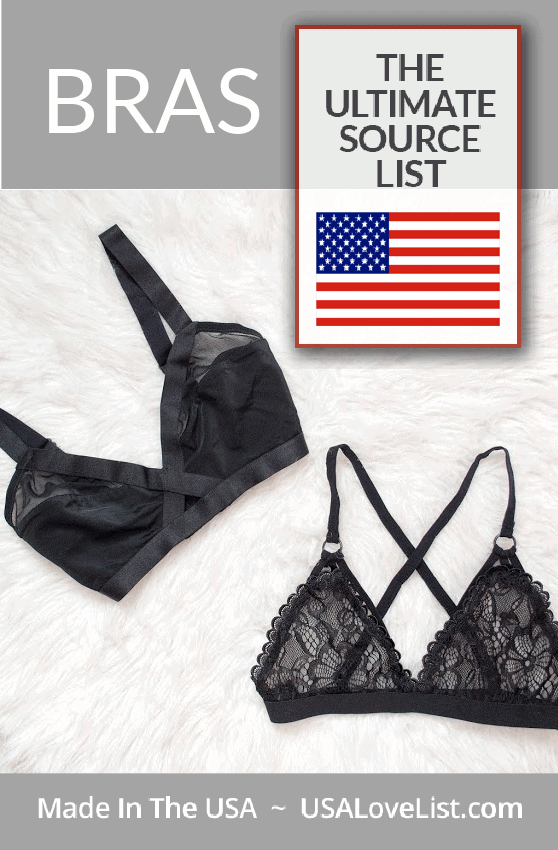 The Best Bras Made In USA: A Source List • USA Love List
