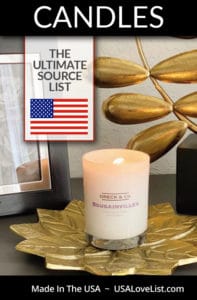 American Made Candles: The Ultimate Source List • USA Love List