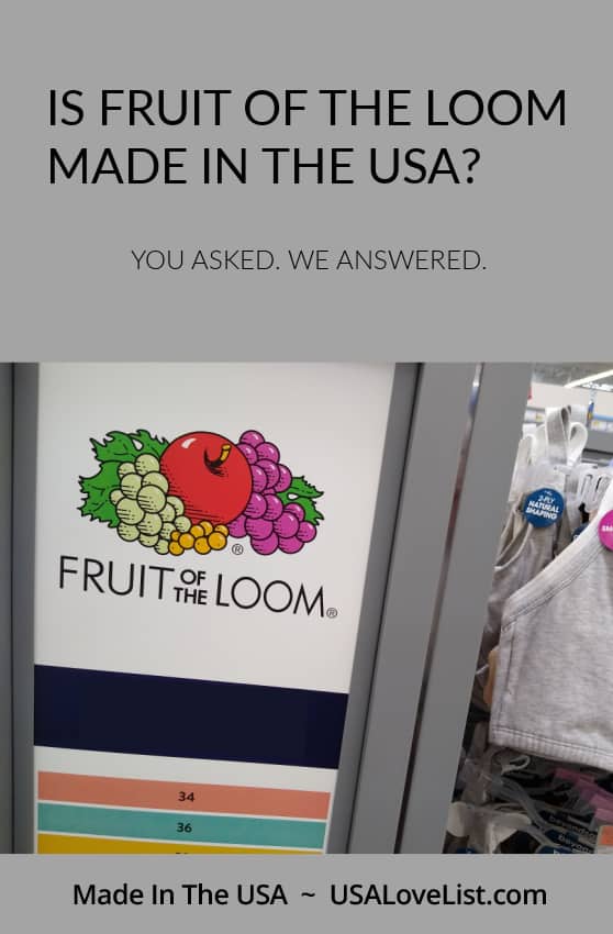 Fruit of the Loom, Accessories