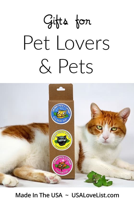 Made in the USA Gifts for pets and pet lovers. - USA Love List
