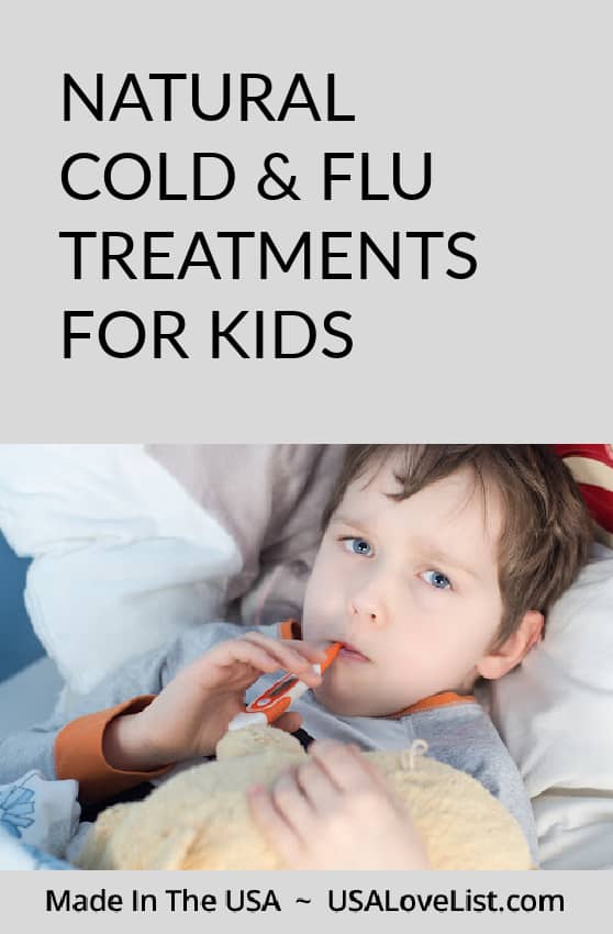 Cold and Flu Treatment for Kids with Natural, American Made Goods