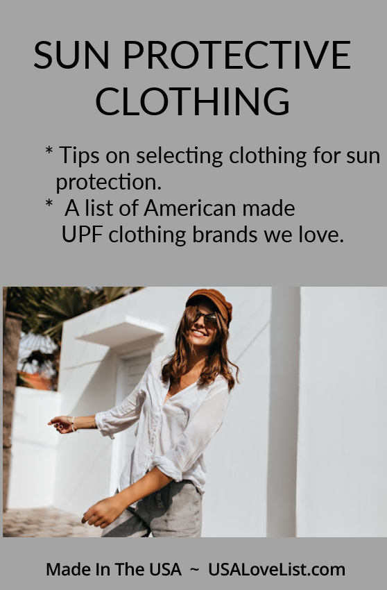 American Made Sun Protective Clothing: Shielding Your Skin with Style &  Safety • USA Love List