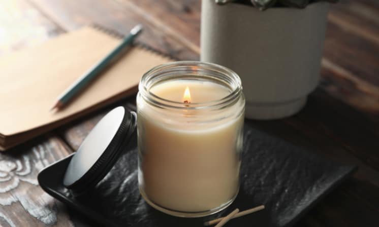 Organic Soy Wax Candle, Luxury & Unique Large Candles for Home Scented, Burnin